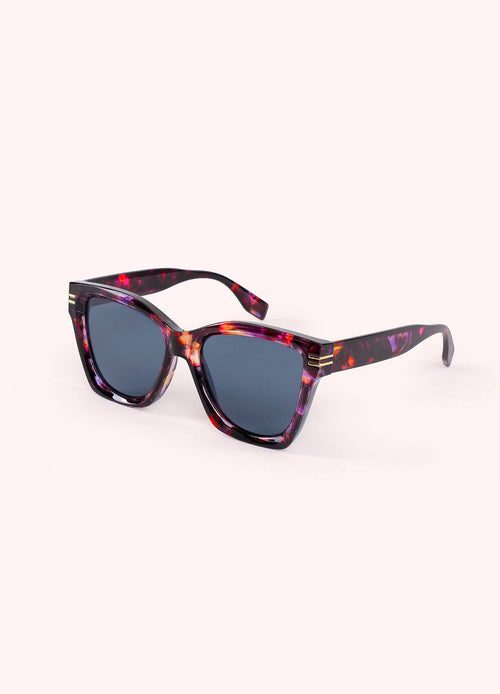 Isolde Sunglasses - Claret Tortoiseshell