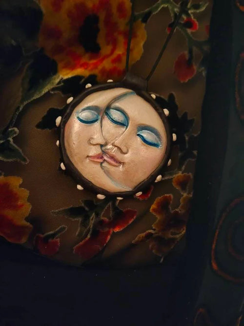 Kissing Moons Necklace