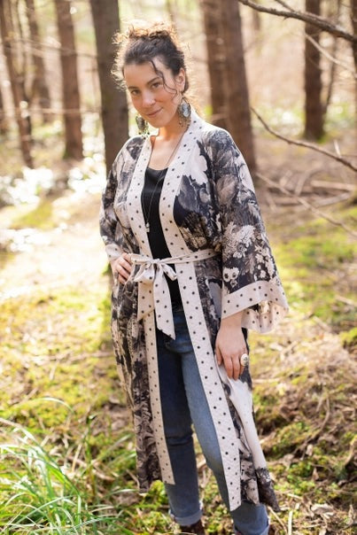 The Looking Glass Bamboo Duster Kimono Robe