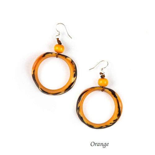 Ring Of Life Tagua Earrings