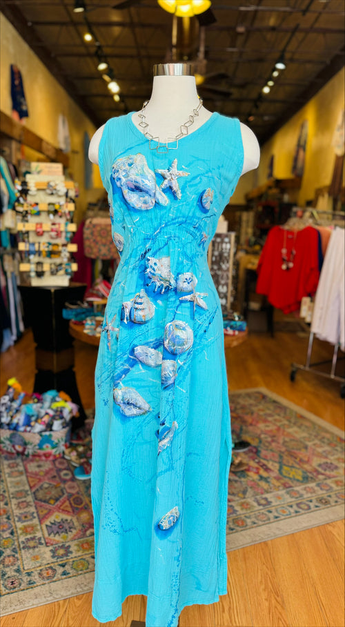 Shells Handpainted Dress