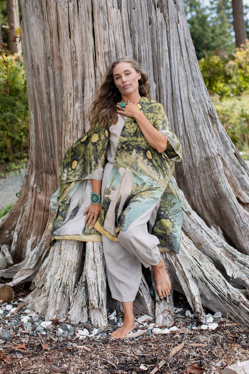 Tree of Life Starduster Bamboo Kimono