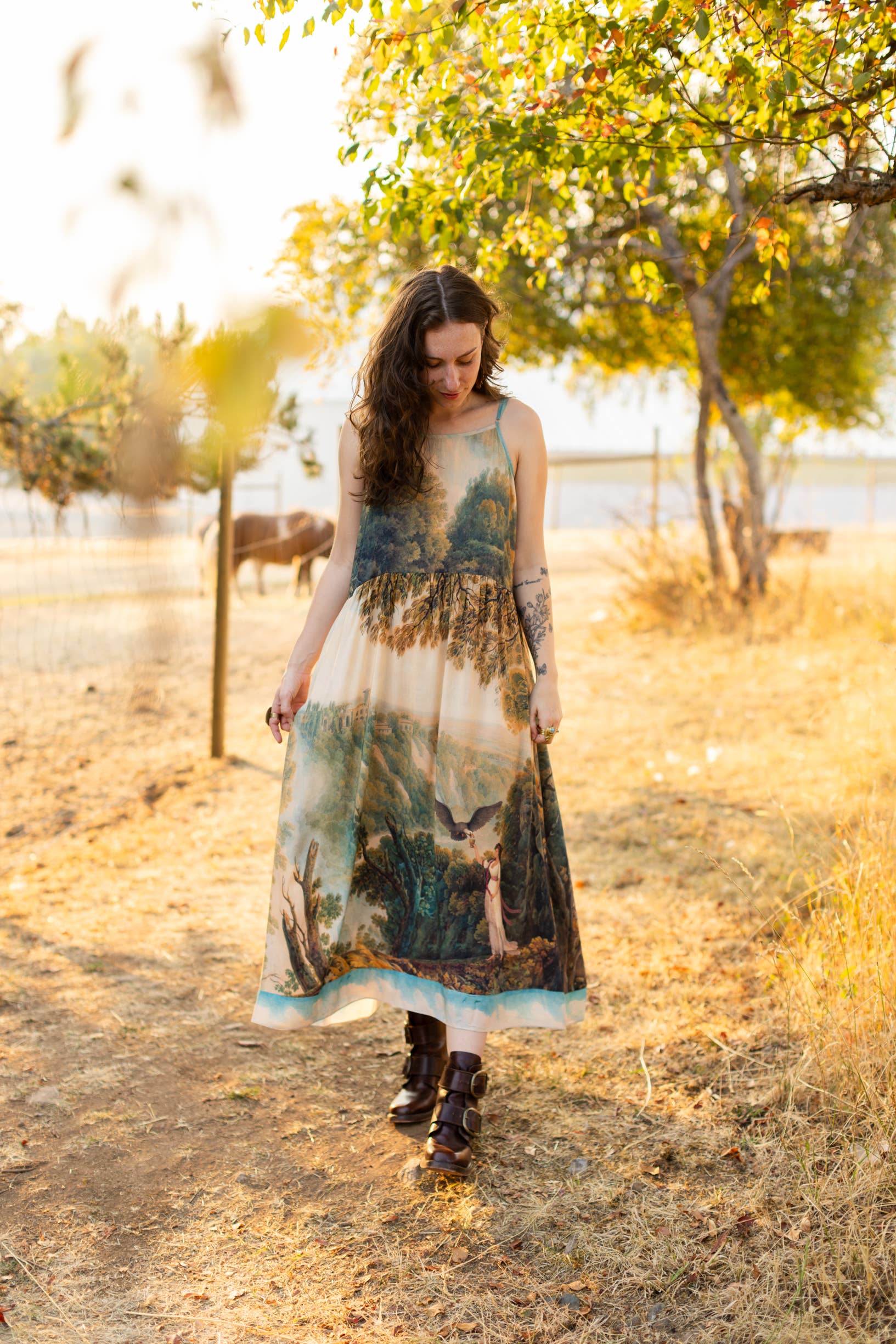 bohemian slip dress Awakening Bohme Slip Dress