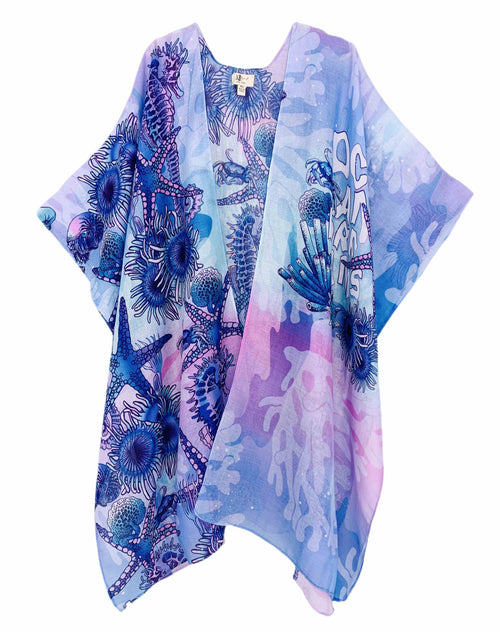 Ocean Sea Life Kimono