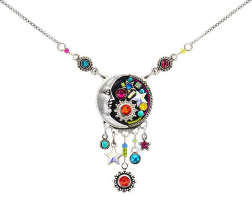 Firefly 8982 Lunar Pendant Swarovski Crystal Necklace