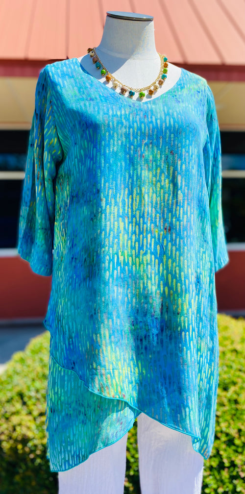 Monsoon Voile Sidefall Tunic- Buttery Soft Fabric