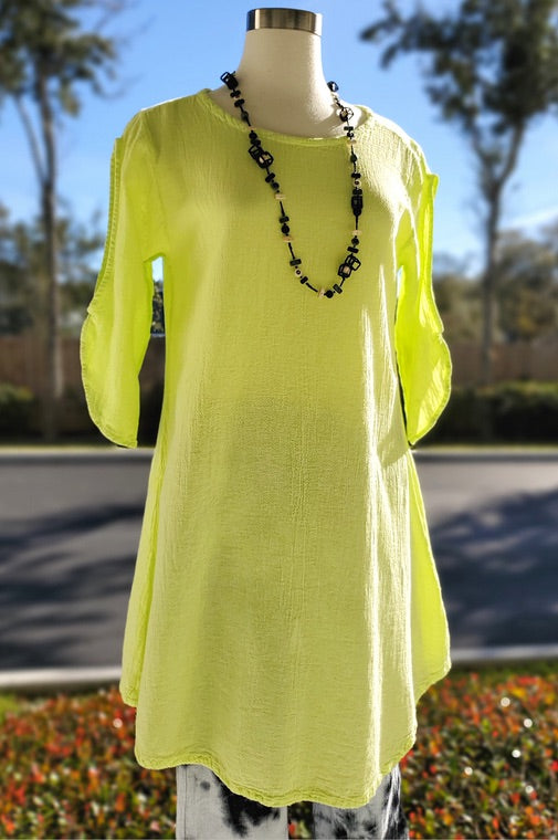 Teri Cold Shoulder Tunic, Top & Dress In Sale Colors