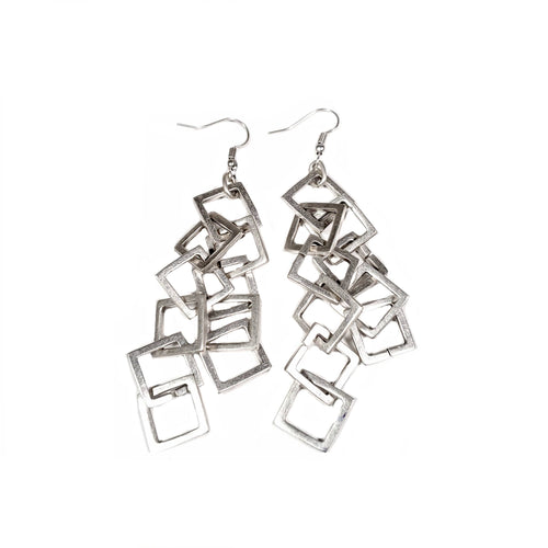 Pewter Earrings - 3176