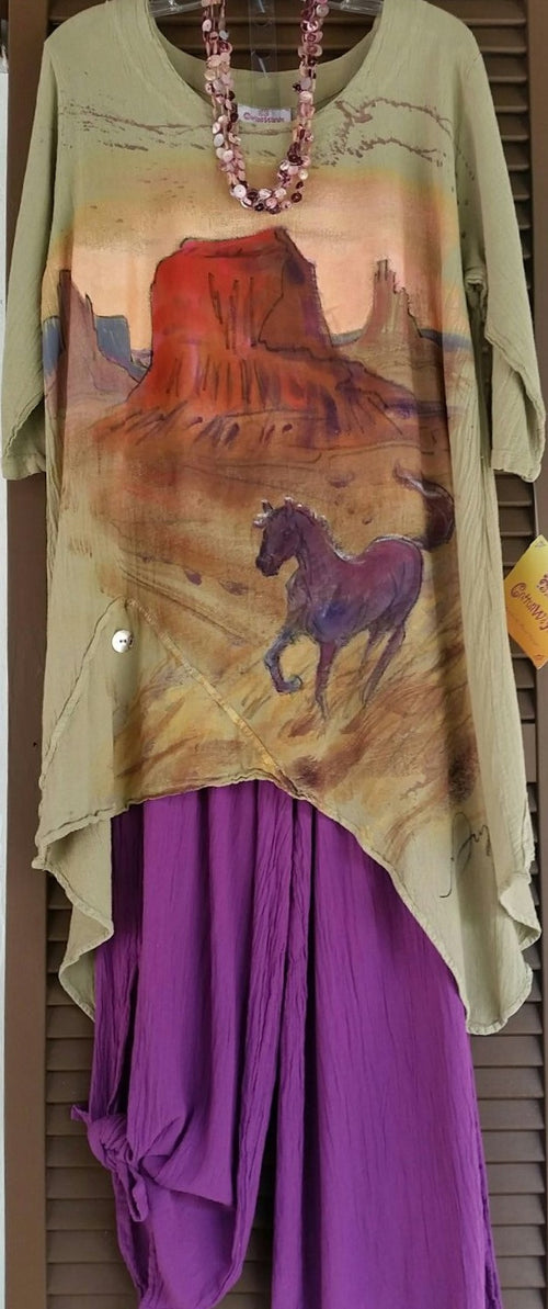 Desert Sky -Painted Top