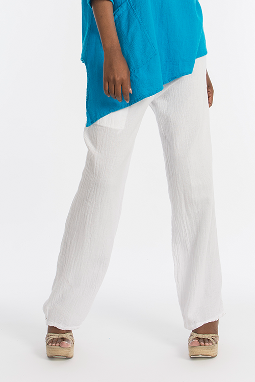 Lisa Pant - Classic with 2 Pockets! 100% Cotton Gauze Lisa Pant - Classic with 2 Pockets! 100% Cotton Gauze