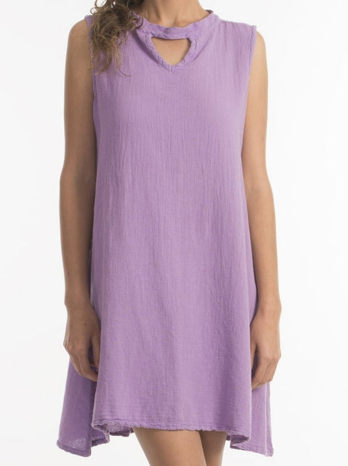 Phoebe Sleeveless Keyhole Dress