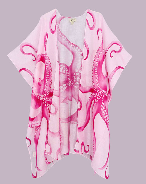Pink Octopus Kimono 62798
